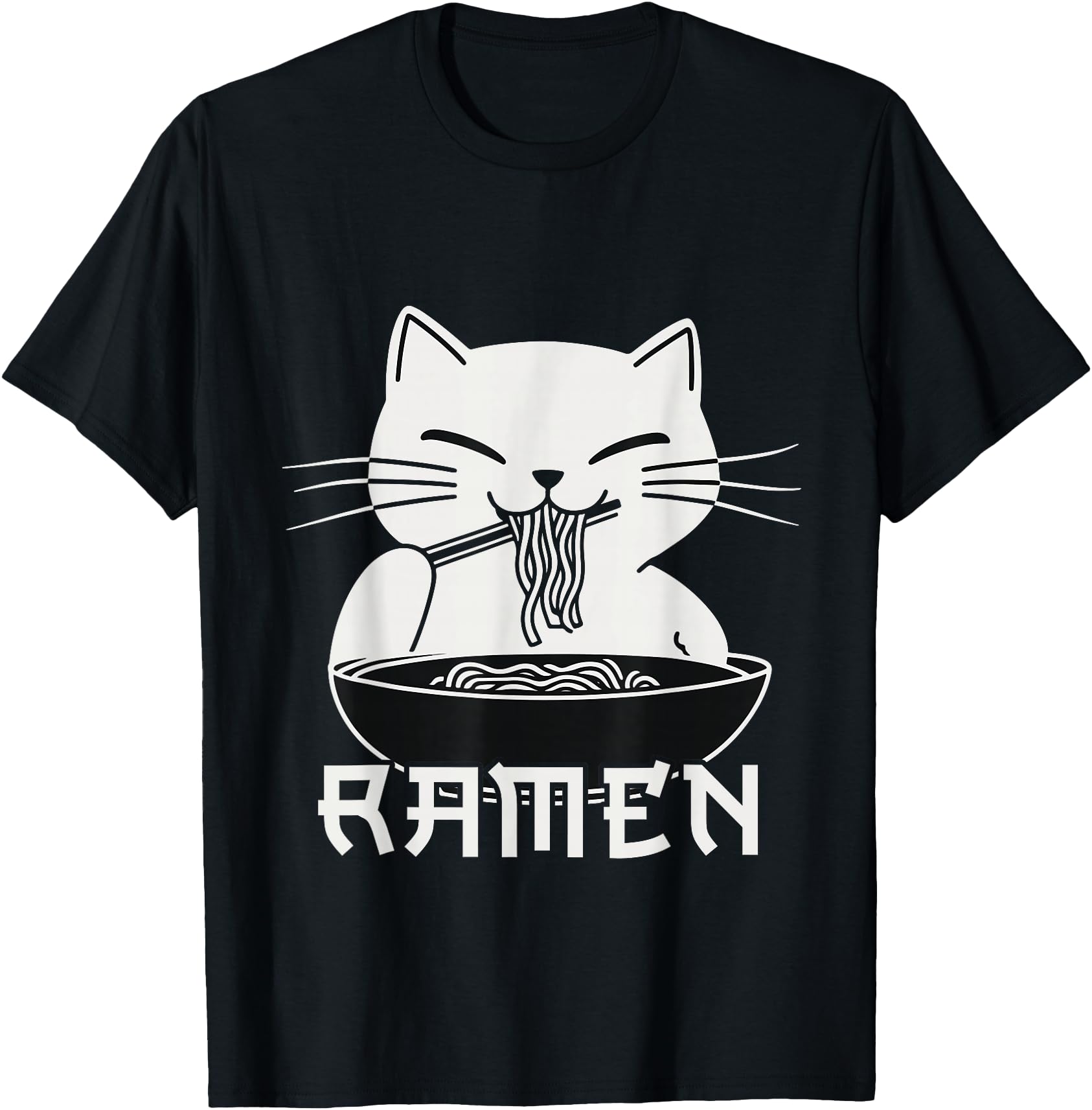 Kawaii Noodles Soup Anime Japanese Hoodie - Fun Novelty Design Men Women - T-Shirt, Sweatshirt, Hoodie