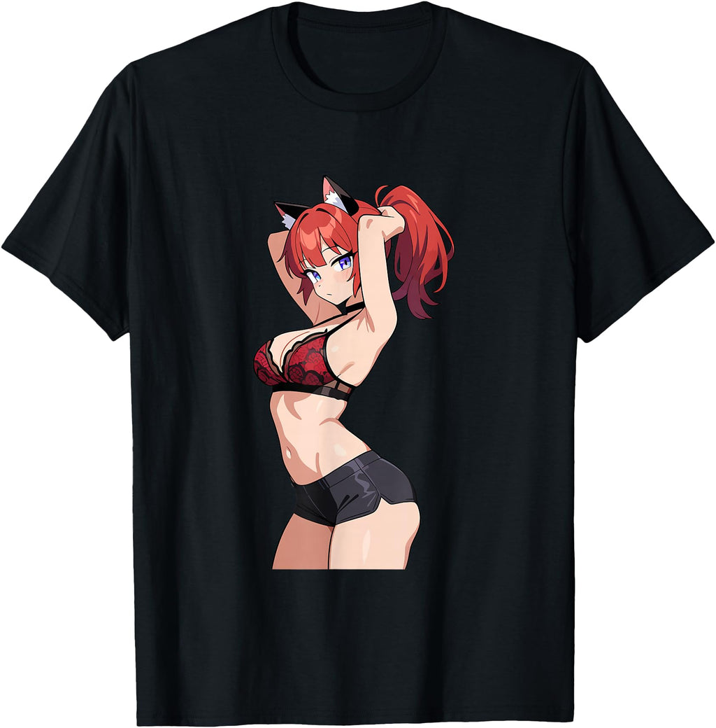 Handcrafted Waifu Sexy Anime Sweatshirt - Casual Everyday Wear Men Women - T-Shirt, Sweatshirt, Hoodie