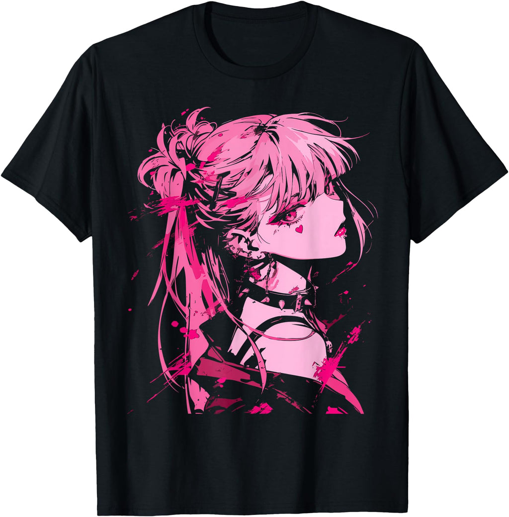 Handcrafted Grunge Anime Manga T-Shirt - Fun Novelty Design Unisex - T-Shirt, Sweatshirt, Hoodie