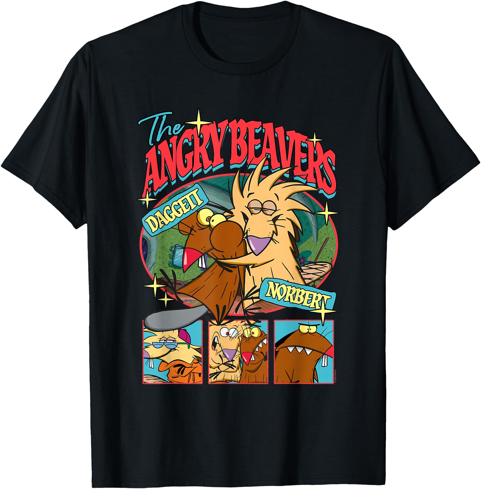 Handcrafted Angry Beavers Daggett Hoodie - Aesthetic Graphic for Adults - T-Shirt, Sweatshirt, Hoodie