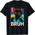 Original Cat Bruh Teen Meme Japanese Hoodie - Aesthetic Graphic Unisex - T-Shirt, Sweatshirt, Hoodie