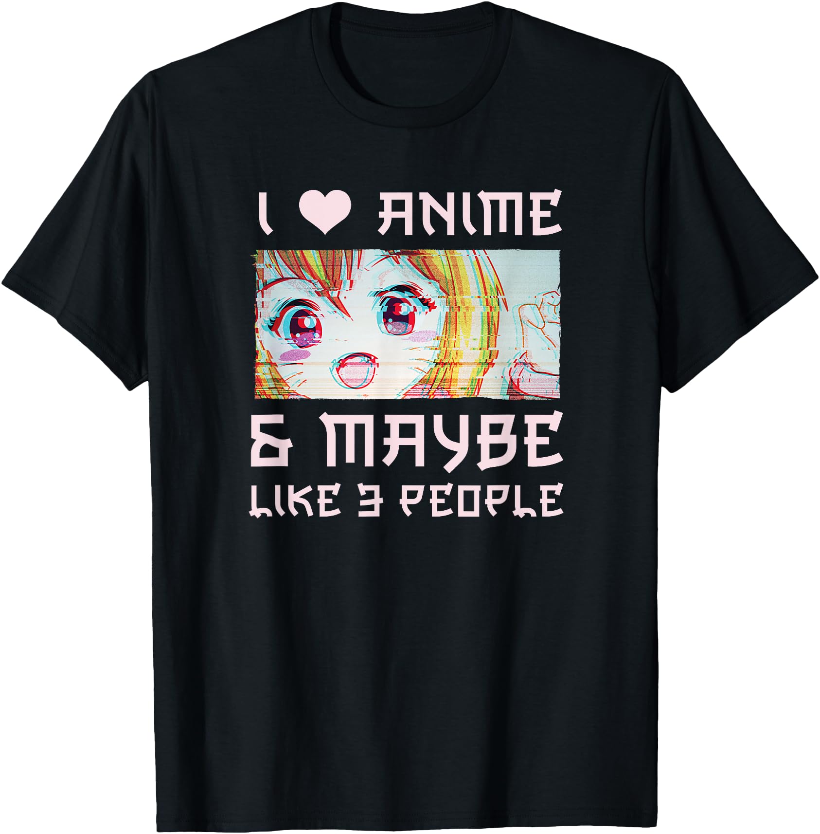 Original I Love Anime And Maybe T-Shirt - Aesthetic Graphic for Adults - T-Shirt, Sweatshirt, Hoodie