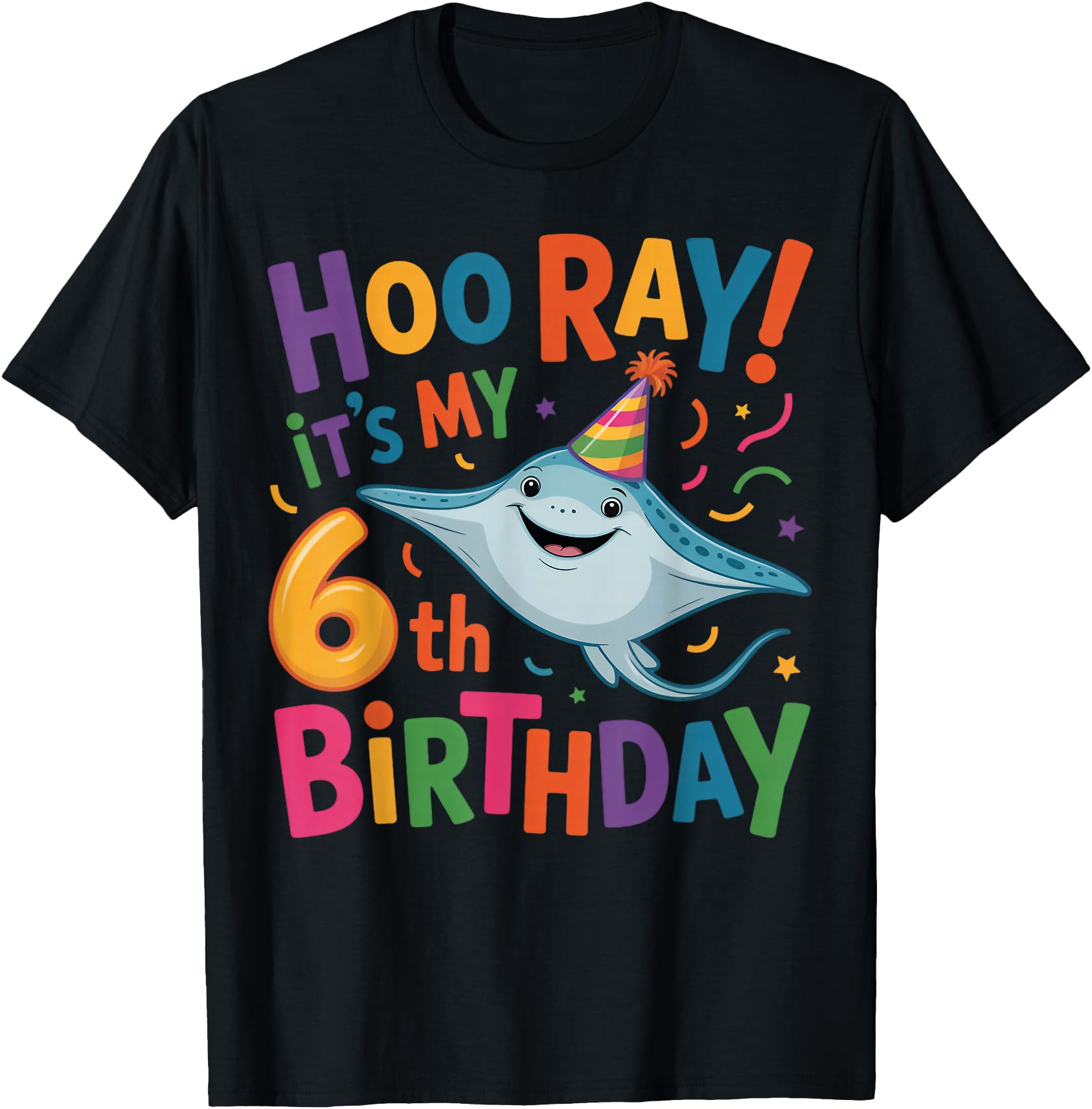 Exclusive It S My 6Th Party 6 Years T-Shirt - Minimalist Print Men Women - T-Shirt, Sweatshirt, Hoodie