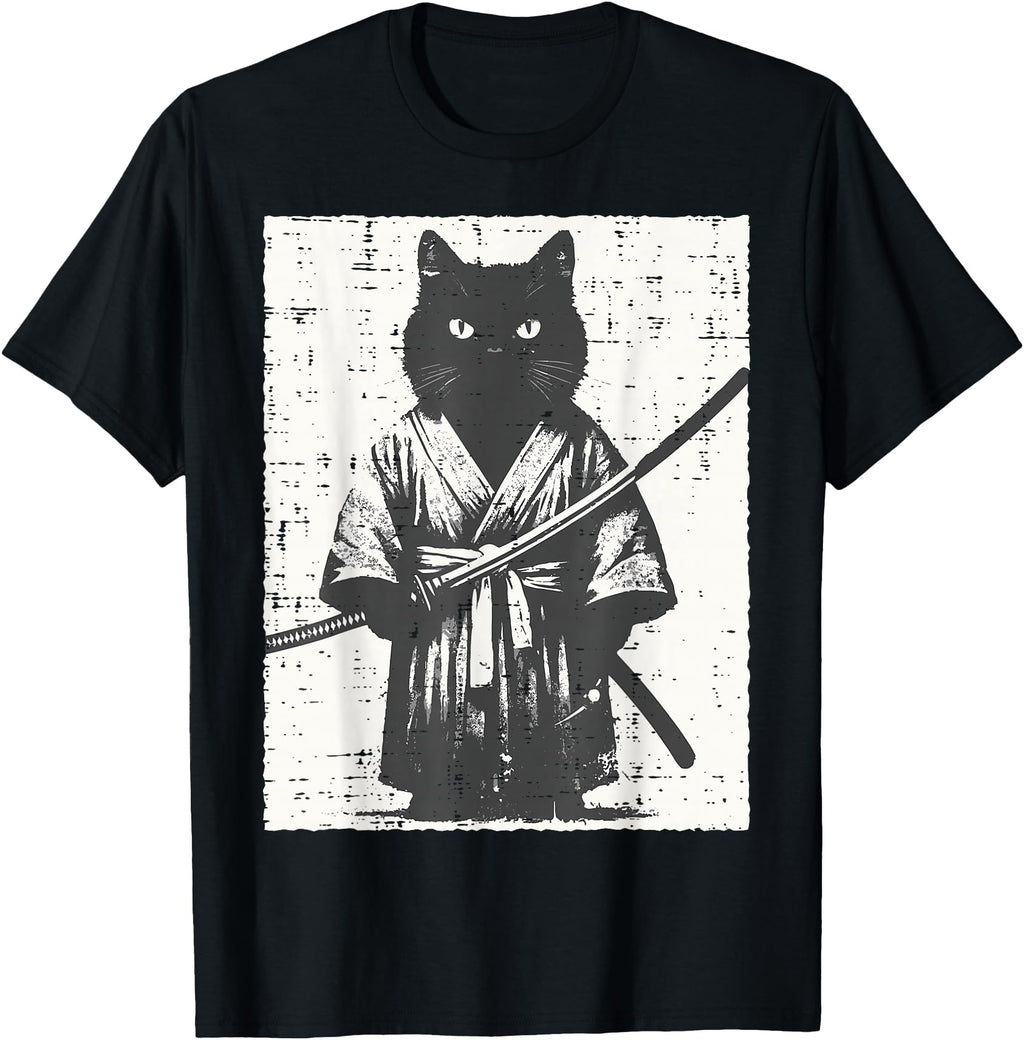 Exclusive Japanese Black Cat Hoodie - Casual Everyday Wear for Adults - T-Shirt, Sweatshirt, Hoodie