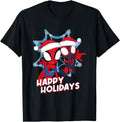 Marvel Comics Spider Snow T-Shirt - Fun Novelty Design for Adults - T-Shirt, Sweatshirt, Hoodie
