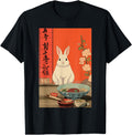 Authentic Japanese Bunny Ramen Hoodie - Fun Novelty Design Men Women - T-Shirt, Sweatshirt, Hoodie