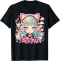 Handcrafted Anime Waifu Anime Manga Hoodie - Custom Art Print Men Women - T-Shirt, Sweatshirt, Hoodie