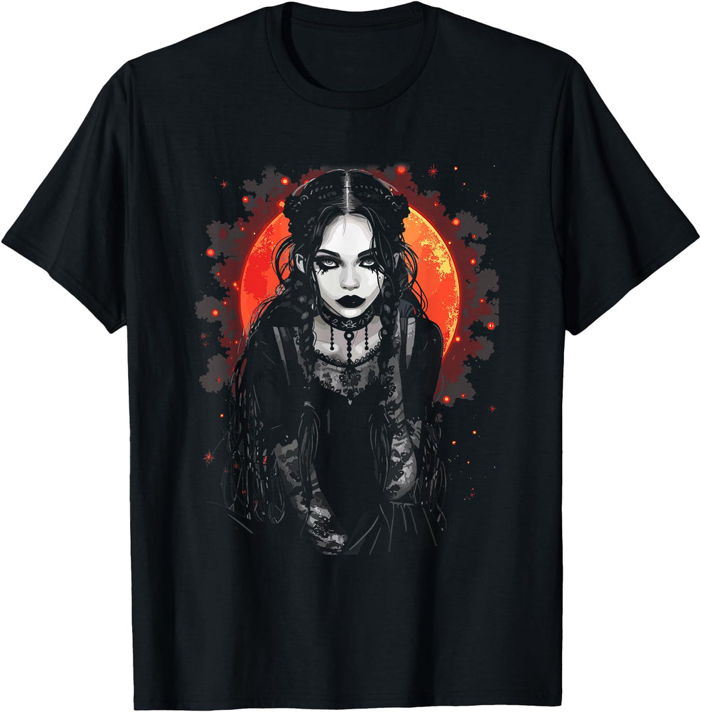 Exclusive Japanese Gothic Anime Soft Hoodie - Fun Novelty Design Men Women - T-Shirt, Sweatshirt, Hoodie