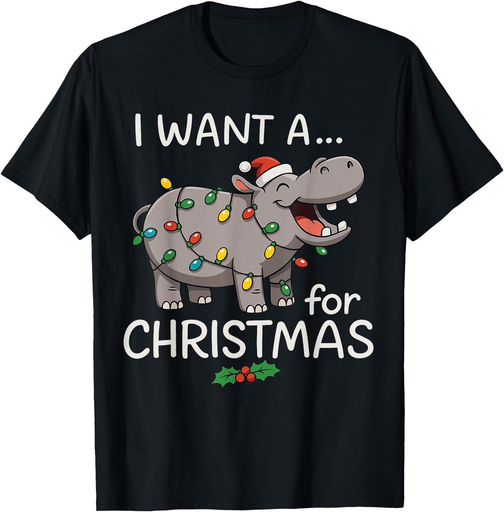 Original I Want Hippopotamus Sweatshirt - Fun Novelty Design Men Women - T-Shirt, Sweatshirt, Hoodie