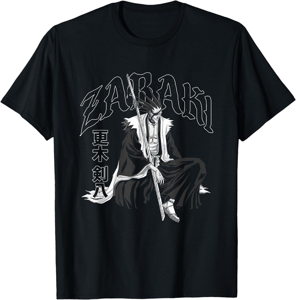 Handcrafted Bleach Zabaki Gothic Hoodie - Fun Novelty Design for Adults - T-Shirt, Sweatshirt, Hoodie