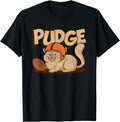 Authentic Pudge Football Cat Grumpy Game Hoodie - Custom Art Print Unisex - T-Shirt, Sweatshirt, Hoodie