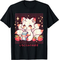 Handcrafted Kitsune Japanese Anime Fox Hoodie - Trendy Graphic for Adults - T-Shirt, Sweatshirt, Hoodie