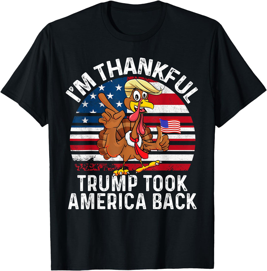 Winner I M Thankful Trump Won Took Hoodie - Fun Novelty Design for Adults - T-Shirt, Sweatshirt, Hoodie