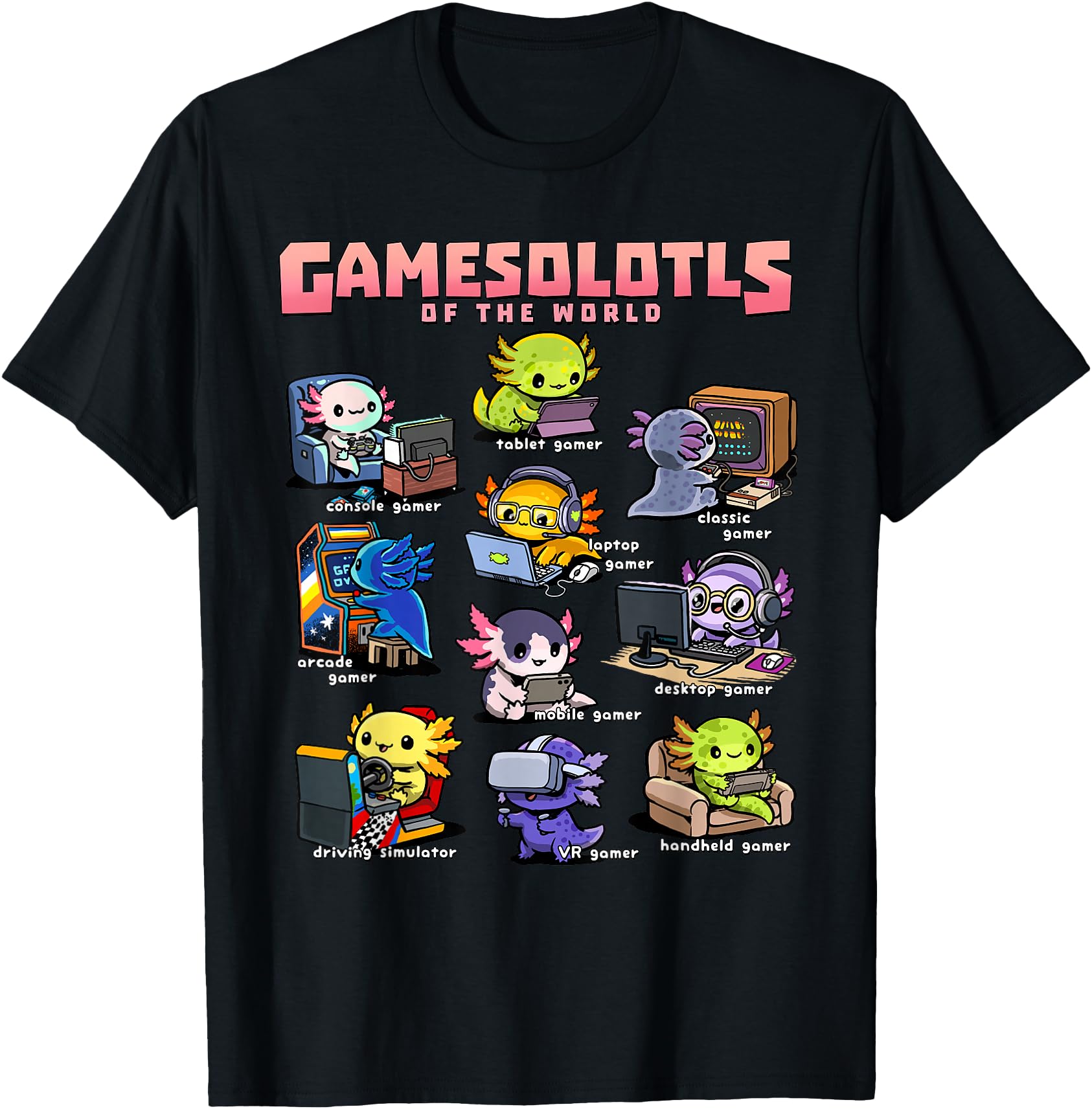 Handcrafted Gamesolotls World Diverse Sweatshirt - Streetwear Style Unisex - T-Shirt, Sweatshirt, Hoodie