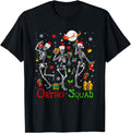 Ortho Squad Three Santa Skeletons Proud T-Shirt - Trendy Graphic Men Women - T-Shirt, Sweatshirt, Hoodie