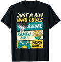 Authentic Just Who Loves Anime Ramen T-Shirt - Streetwear Style Men Women - T-Shirt, Sweatshirt, Hoodie