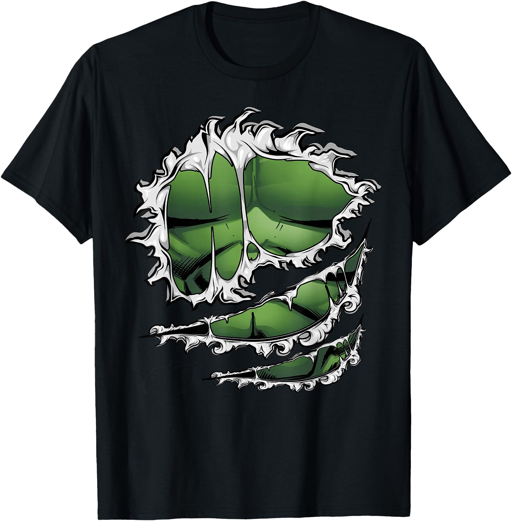 Marvel Avengers Hulk Ripped T-Shirt - Casual Everyday Wear Men Women - T-Shirt, Sweatshirt, Hoodie