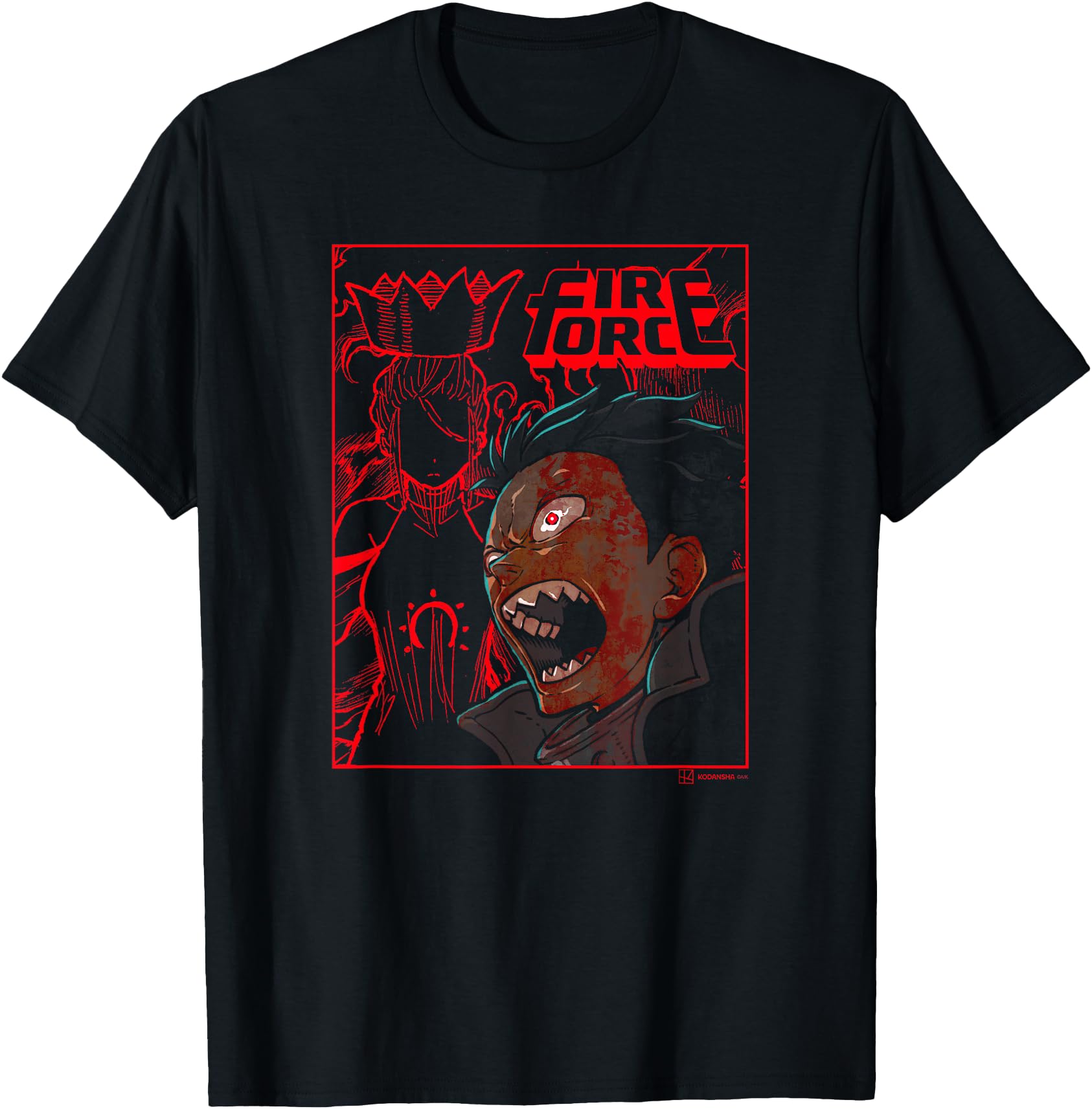 Authentic Fire Force Shock Shinra T-Shirt - Aesthetic Graphic Men Women - T-Shirt, Sweatshirt, Hoodie