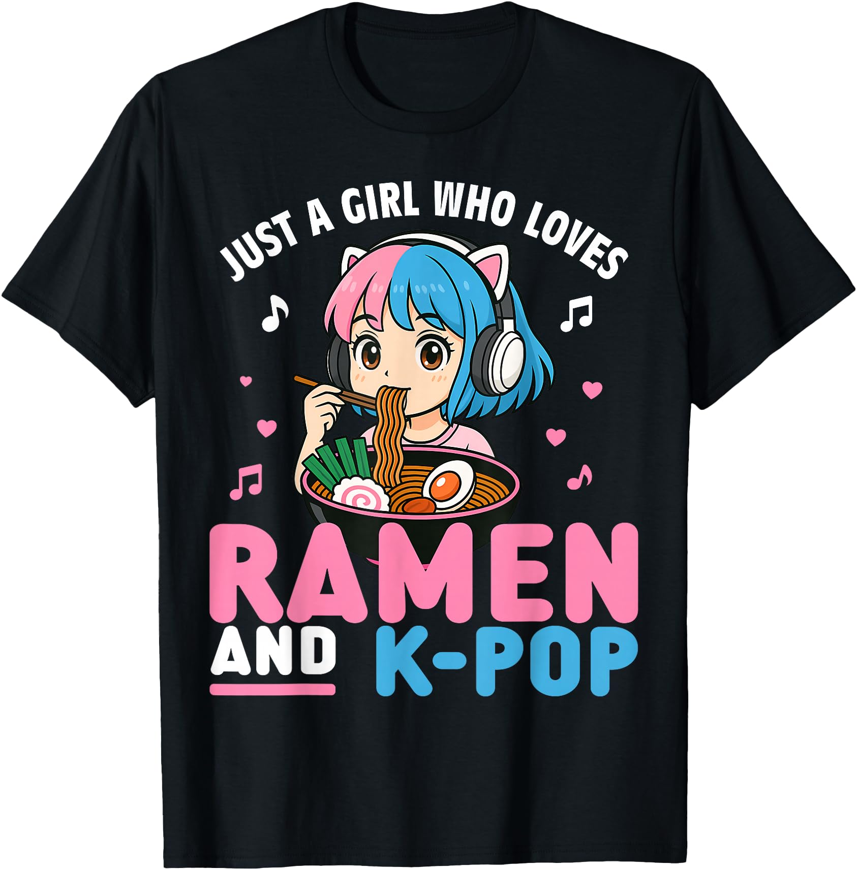Handcrafted Just Who Loves Anime Ramen Hoodie - Novelty Apparel for Adults - T-Shirt, Sweatshirt, Hoodie