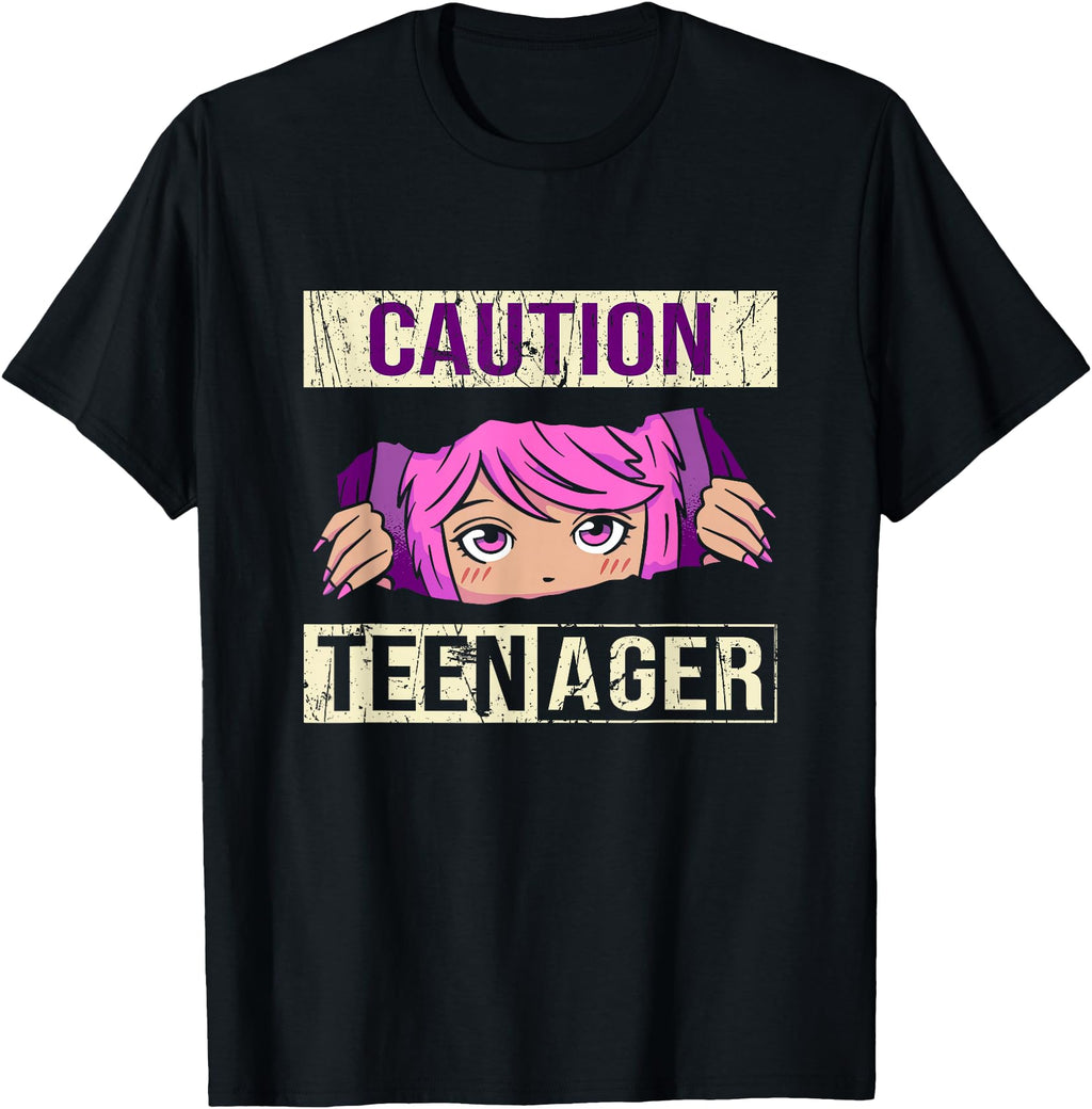 Handcrafted Teenager 13Th Teens Anime Hoodie - Unique Graphic Men Women - T-Shirt, Sweatshirt, Hoodie