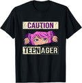 Handcrafted Teenager 13Th Teens Anime Hoodie - Unique Graphic Men Women - T-Shirt, Sweatshirt, Hoodie