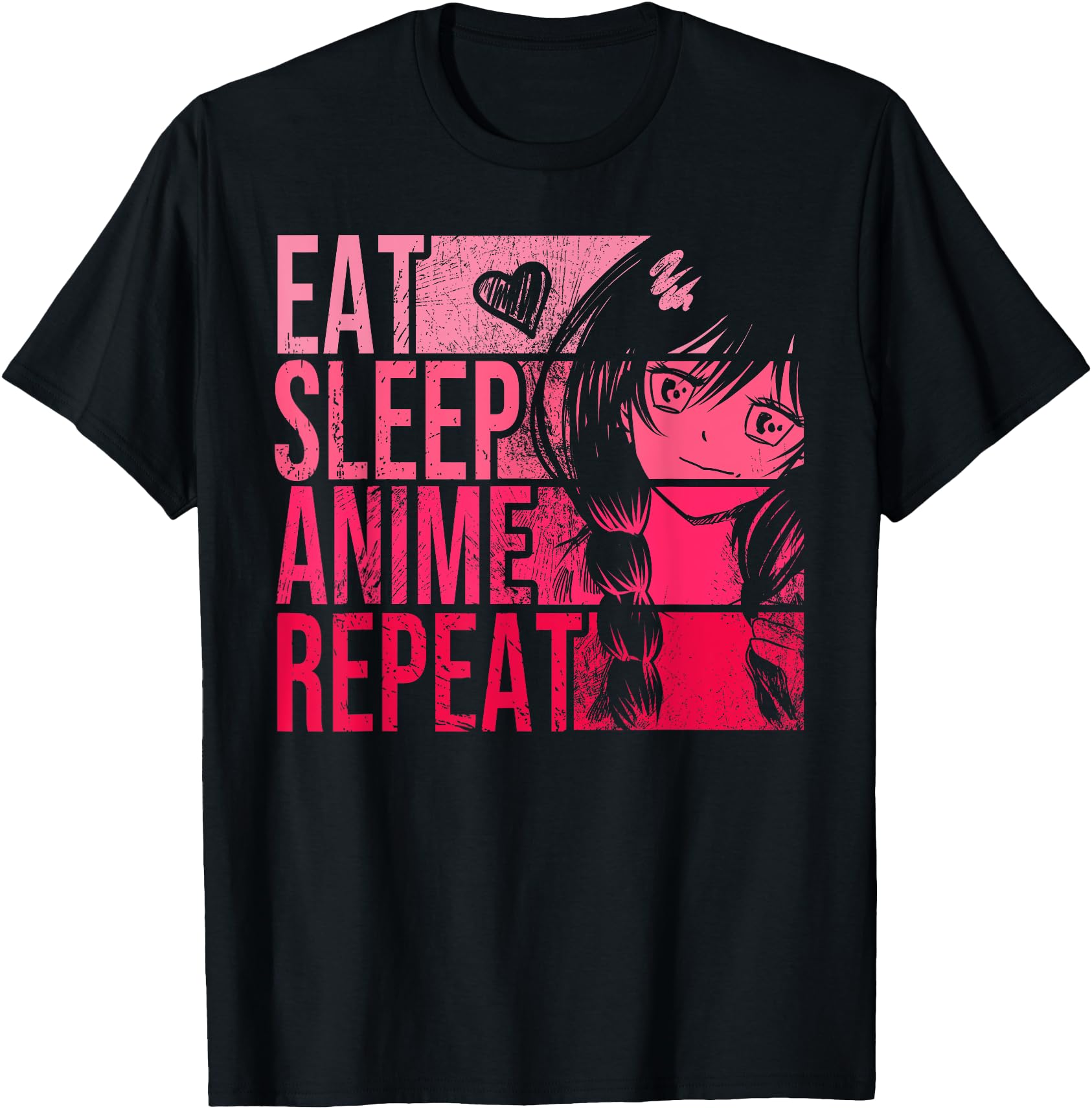 Exclusive Eat Sleep Anime Sweatshirt - Fun Novelty Design for Adults - T-Shirt, Sweatshirt, Hoodie