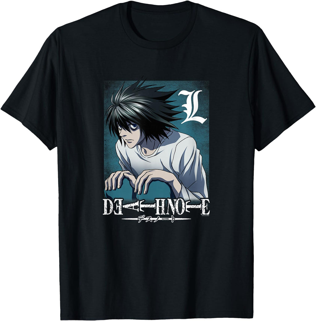 Authentic Death Note L Crouching Sweatshirt - Custom Art Print for Adults - T-Shirt, Sweatshirt, Hoodie