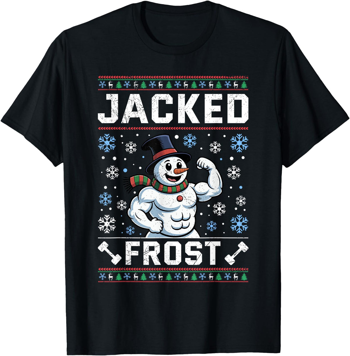 Exclusive Jacked Frost Weight Sweatshirt - Novelty Apparel Men Women - T-Shirt, Sweatshirt, Hoodie