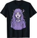 Authentic Sad Pastel Goth Anime Crying T-Shirt - Aesthetic Graphic Unisex - T-Shirt, Sweatshirt, Hoodie