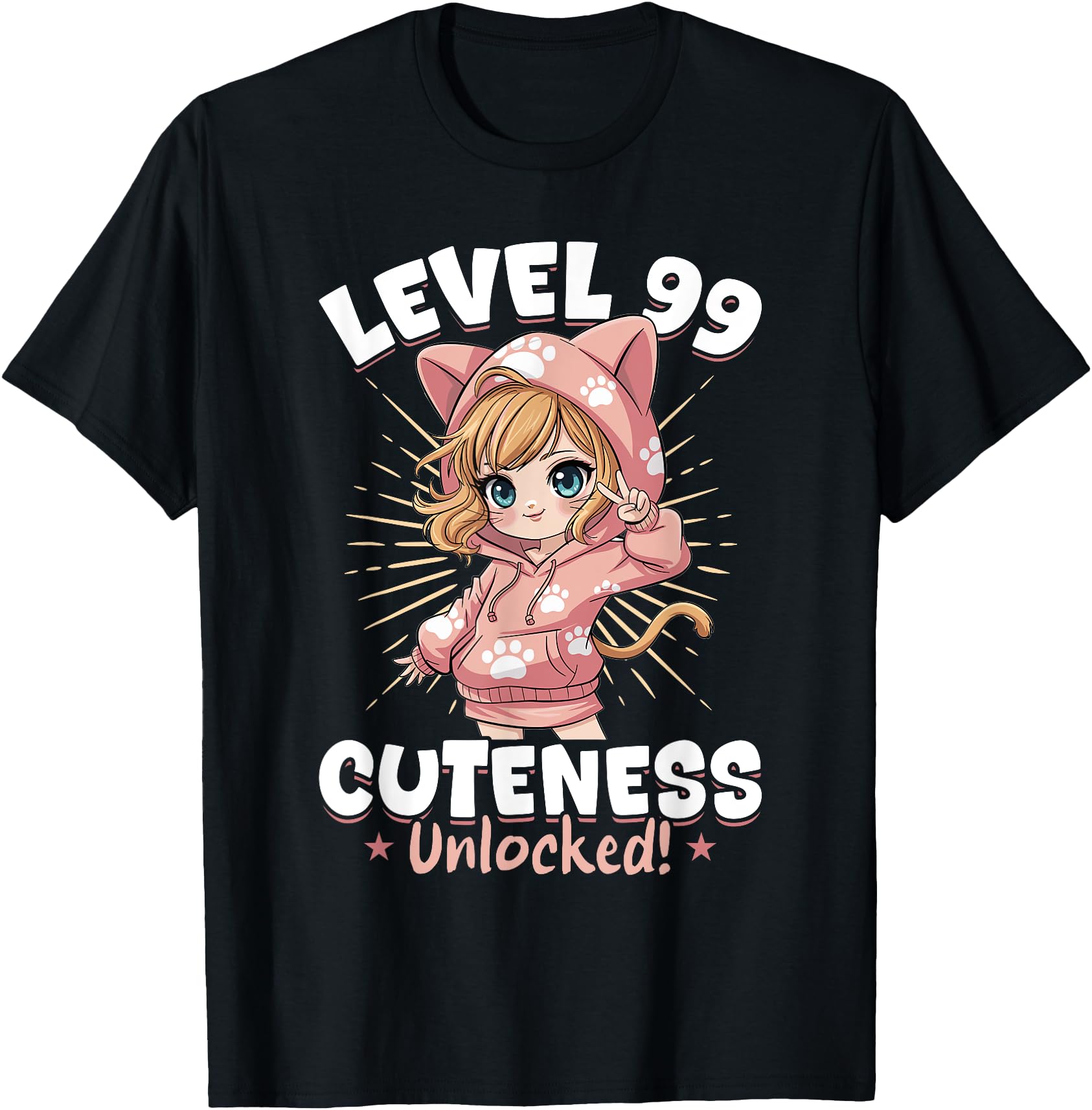 Anime Chibi Kawaii Rare Hoodie - Trendy Graphic Men Women - T-Shirt, Sweatshirt, Hoodie