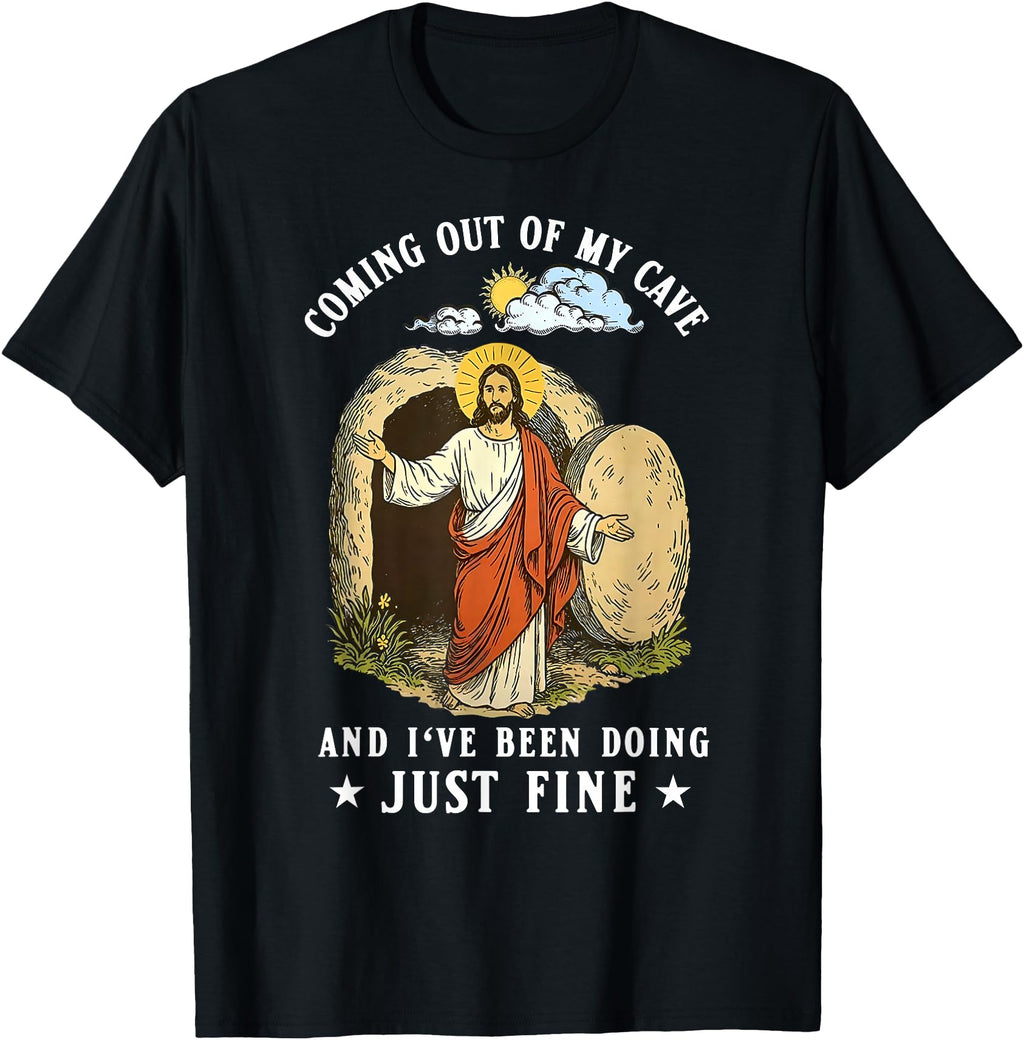 Handcrafted Jesus Coming Out My Hoodie - Casual Everyday Wear for Adults - T-Shirt, Sweatshirt, Hoodie