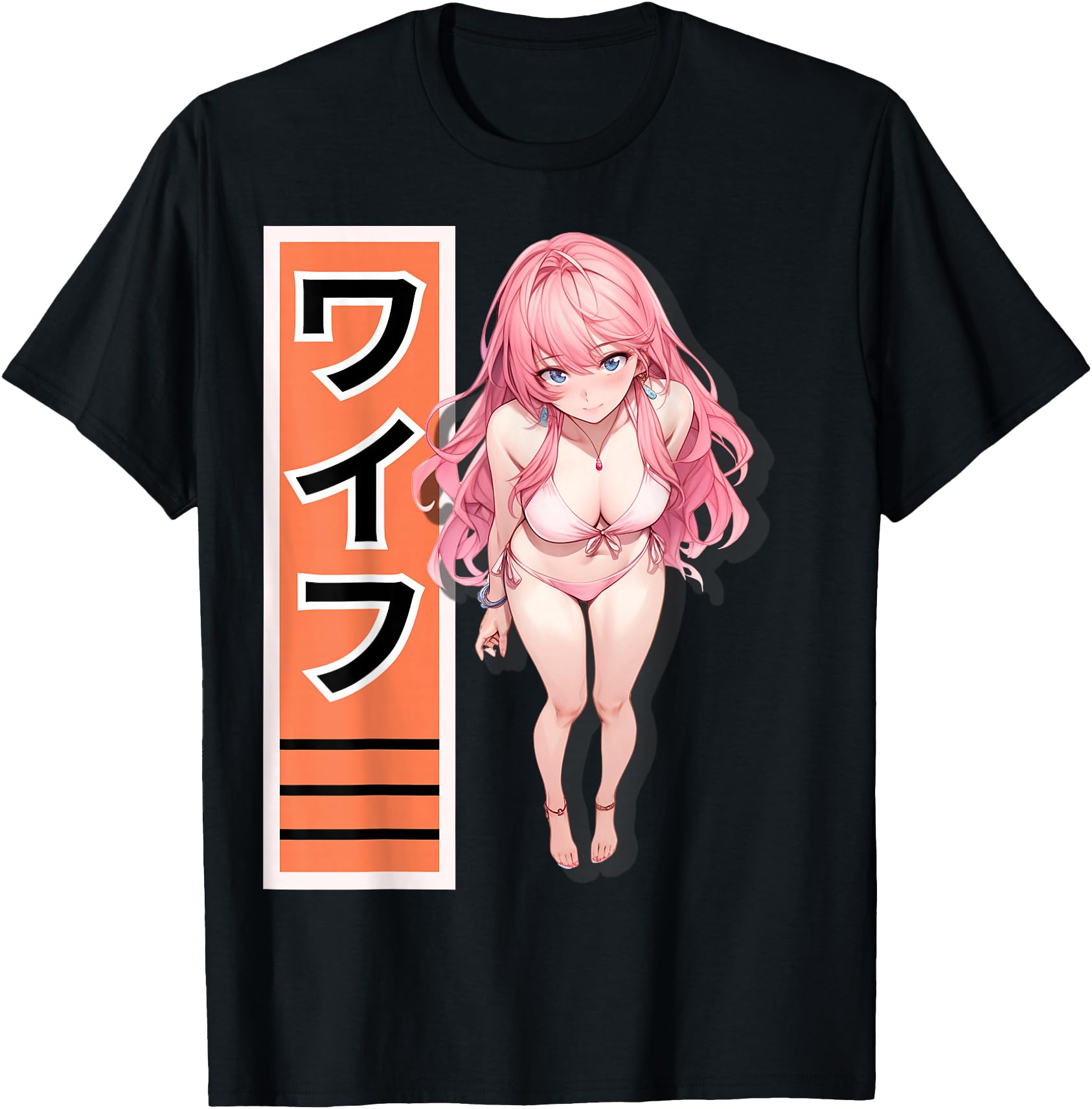 Vibrant Anime Waifu Kawaii Manga And T-Shirt - Trendy Graphic for Adults - T-Shirt, Sweatshirt, Hoodie