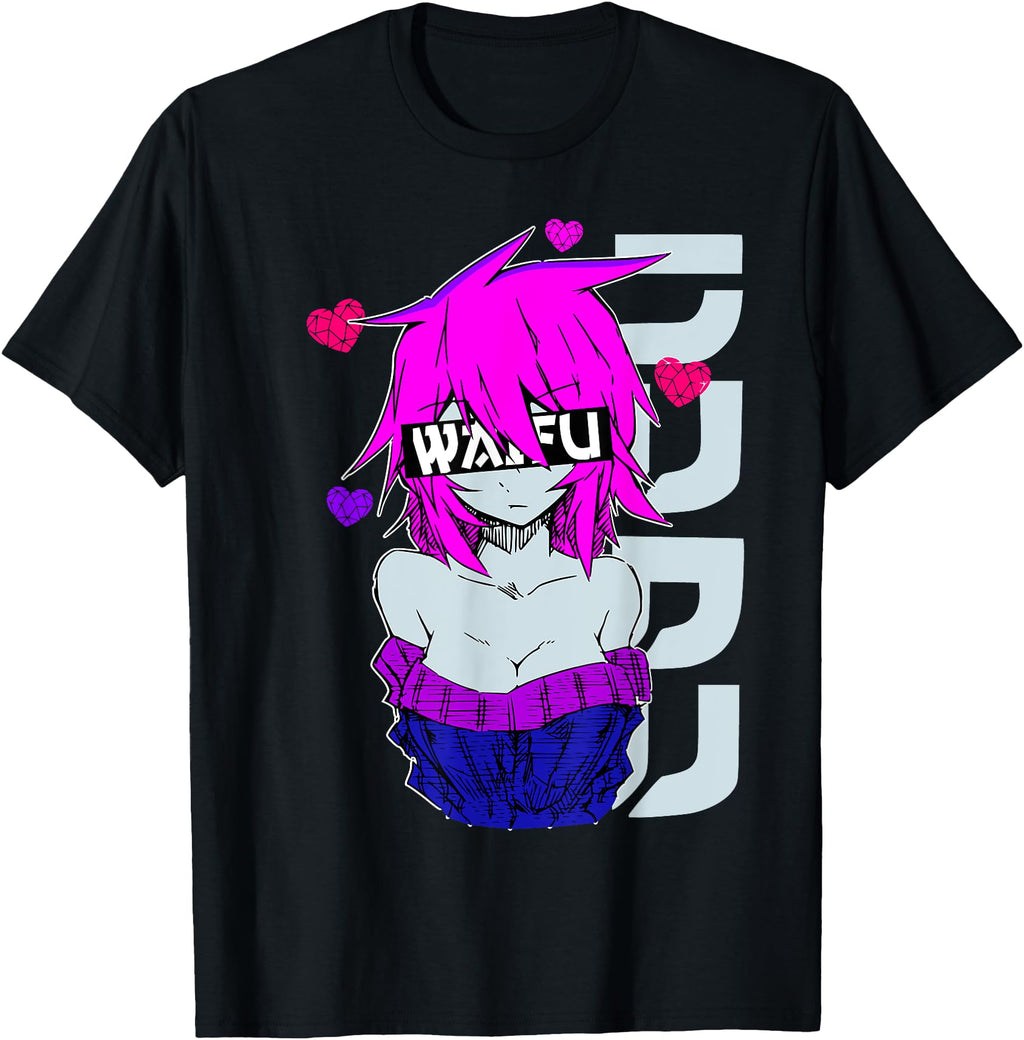 Original Sexy Anime School Waifu Sweatshirt - Minimalist Print Unisex - T-Shirt, Sweatshirt, Hoodie