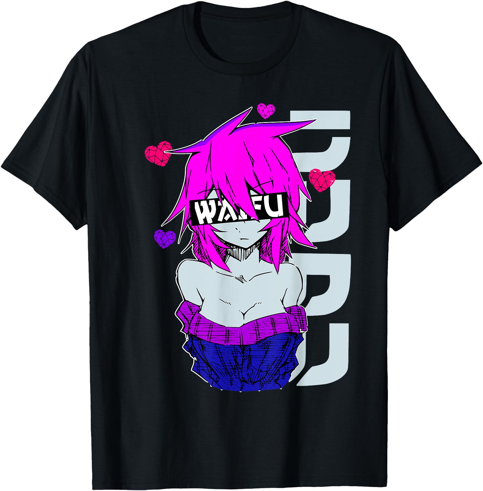 Original Sexy Anime School Waifu Sweatshirt - Minimalist Print Unisex - T-Shirt, Sweatshirt, Hoodie