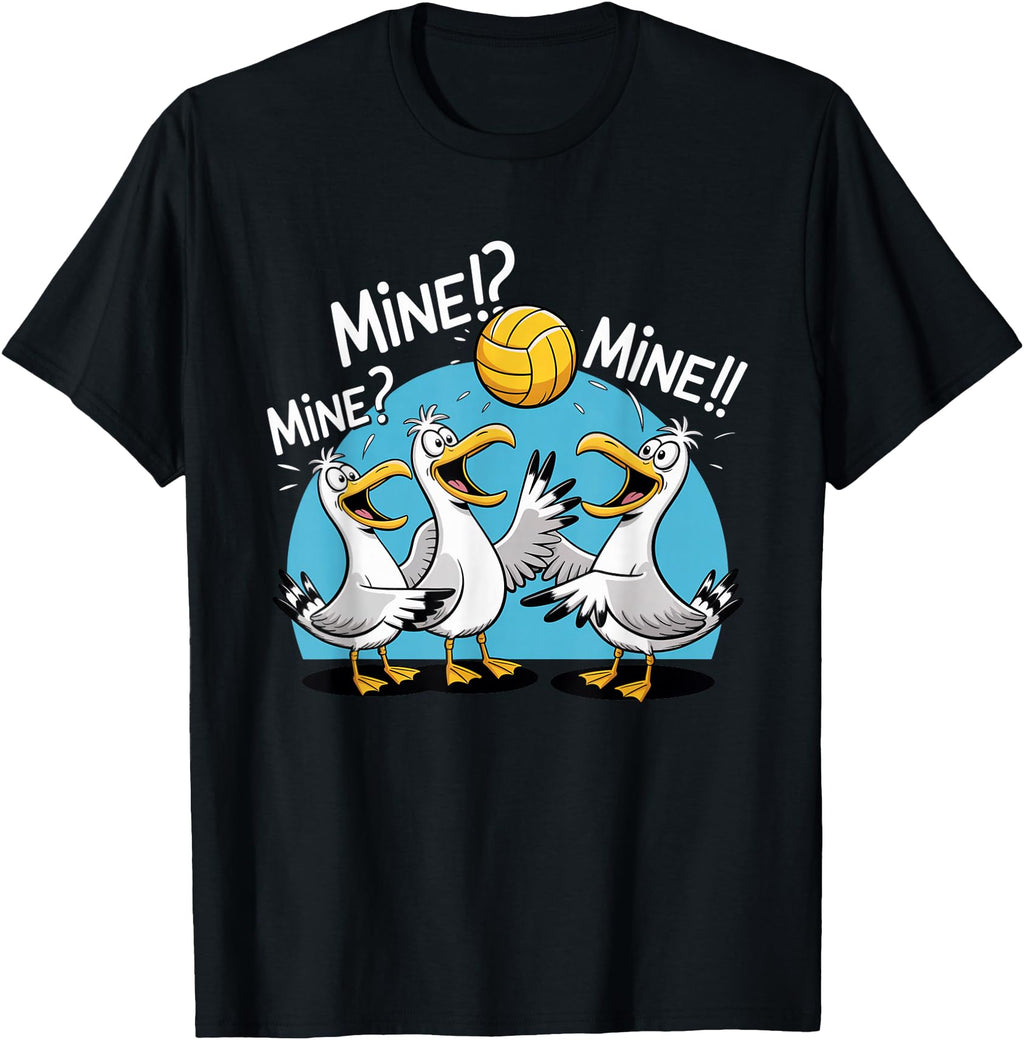 Original Seagull Volleyball Mine Mine Hoodie - Casual Everyday Wear Unisex - T-Shirt, Sweatshirt, Hoodie