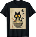 Exclusive Cat Ramen Japanese Hoodie - Casual Everyday Wear for Adults - T-Shirt, Sweatshirt, Hoodie