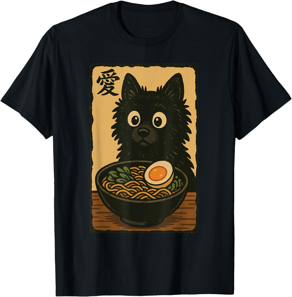 Exclusive Dog Ramen Japanese Kawaii Anime Hoodie - Graphic Print Unisex - T-Shirt, Sweatshirt, Hoodie