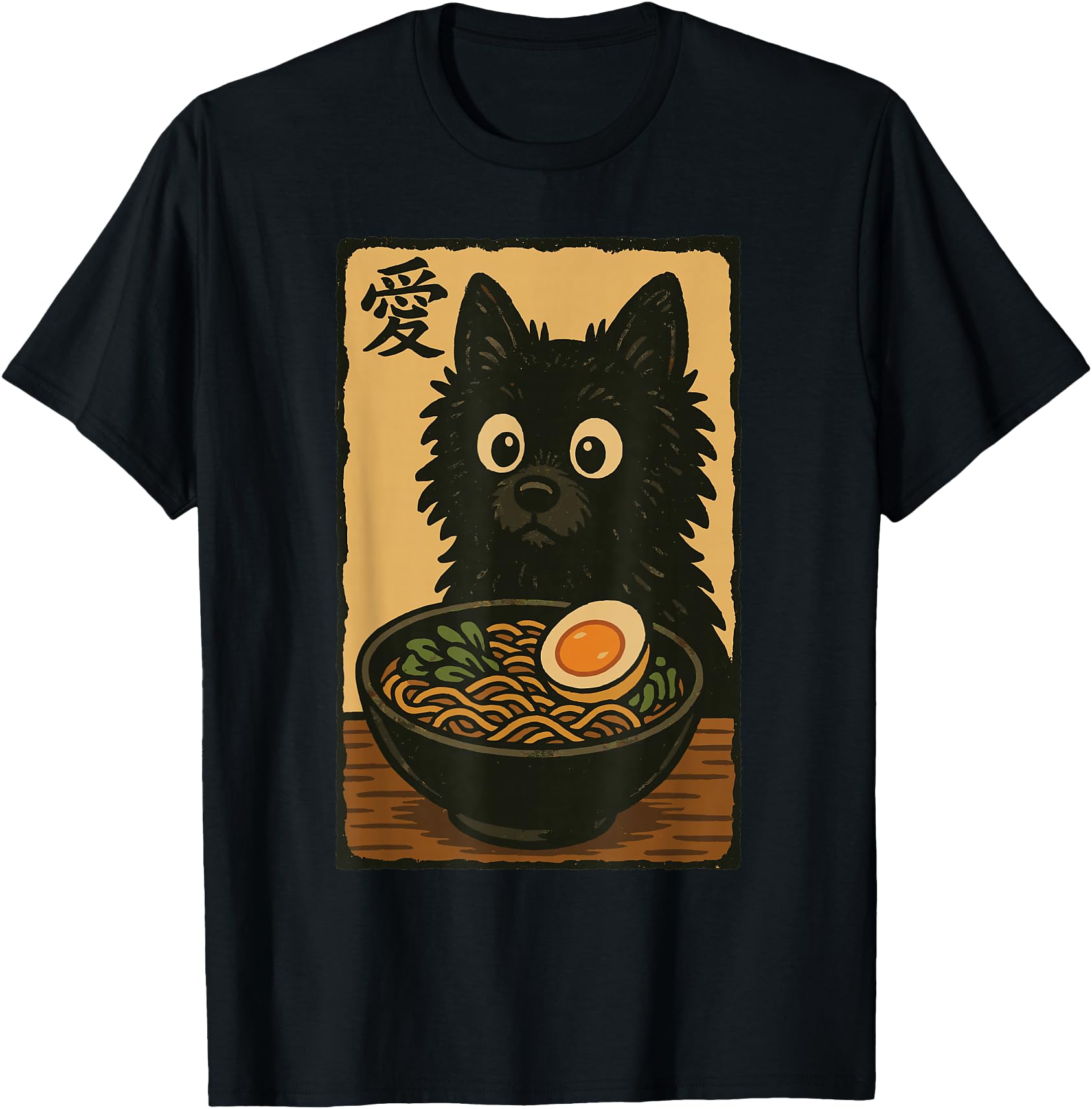 Exclusive Dog Ramen Japanese Kawaii Anime Hoodie - Graphic Print Unisex - T-Shirt, Sweatshirt, Hoodie