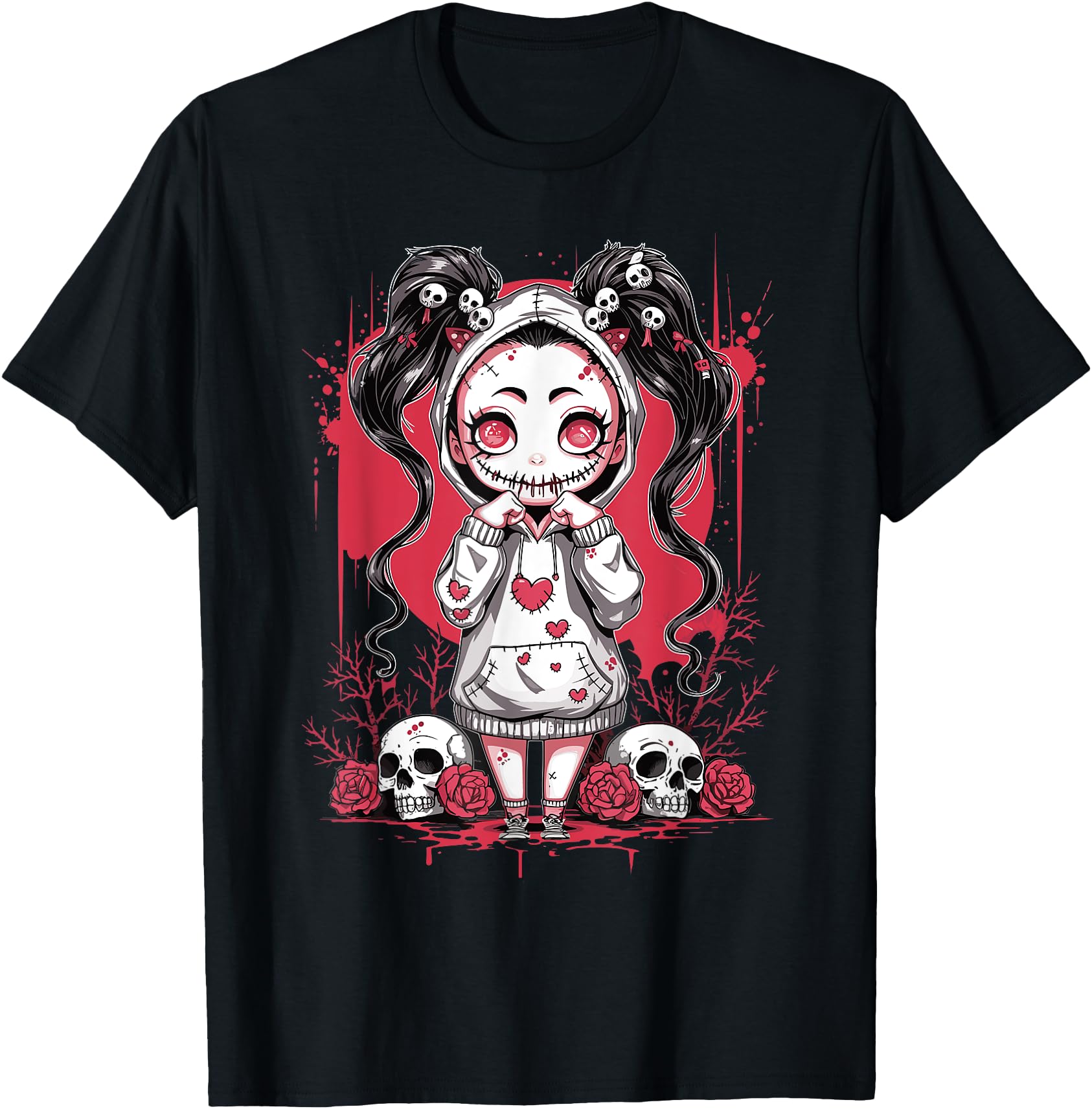 Exclusive Horror Anime Otaku Halloween Hoodie - Streetwear Style Unisex - T-Shirt, Sweatshirt, Hoodie