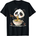 Panda Ramen Japanese Anime Artist T-Shirt - Streetwear Style for Adults - T-Shirt, Sweatshirt, Hoodie