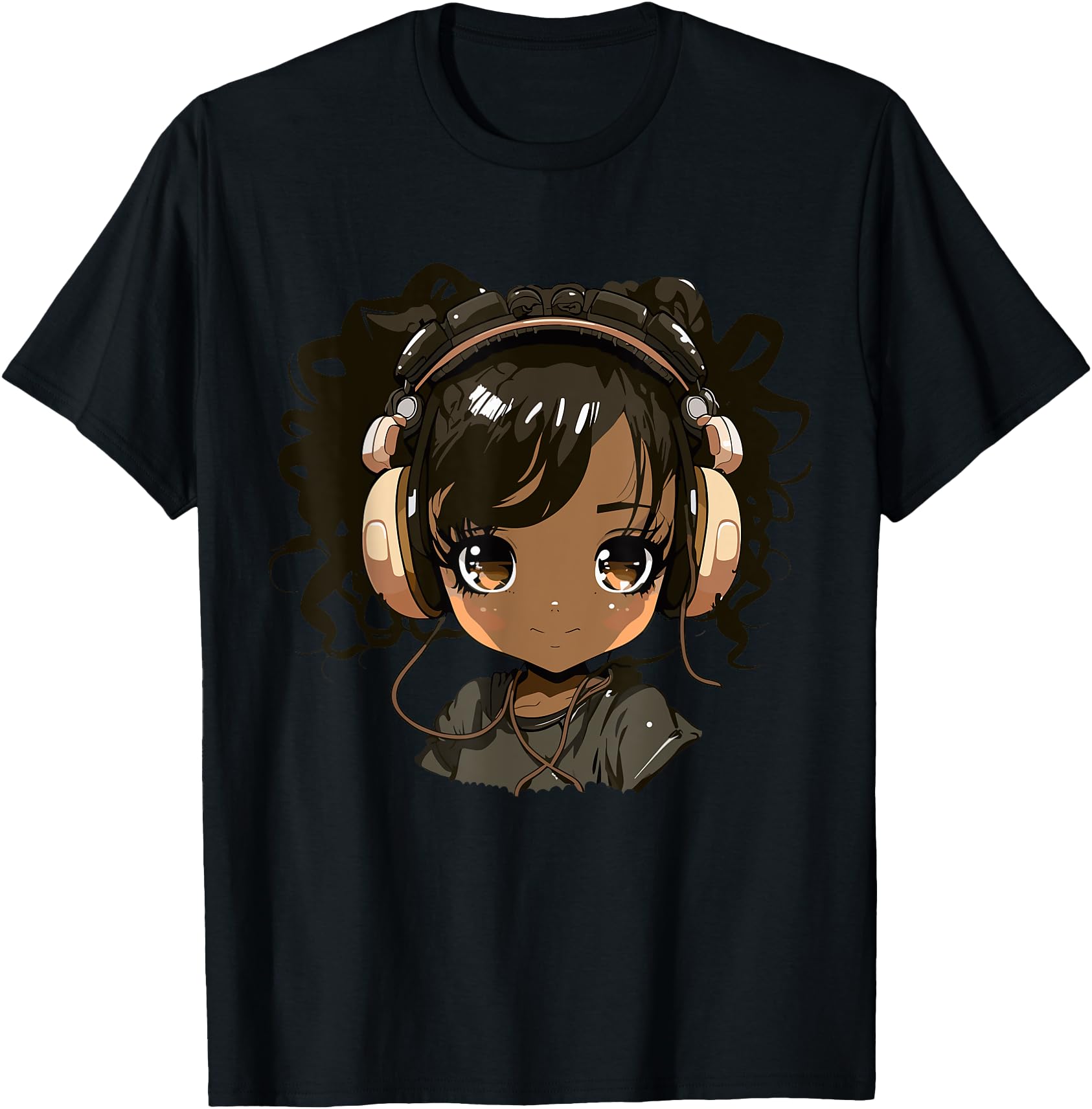 Original Anime And Music Black Anime Hoodie - Minimalist Print Men Women - T-Shirt, Sweatshirt, Hoodie