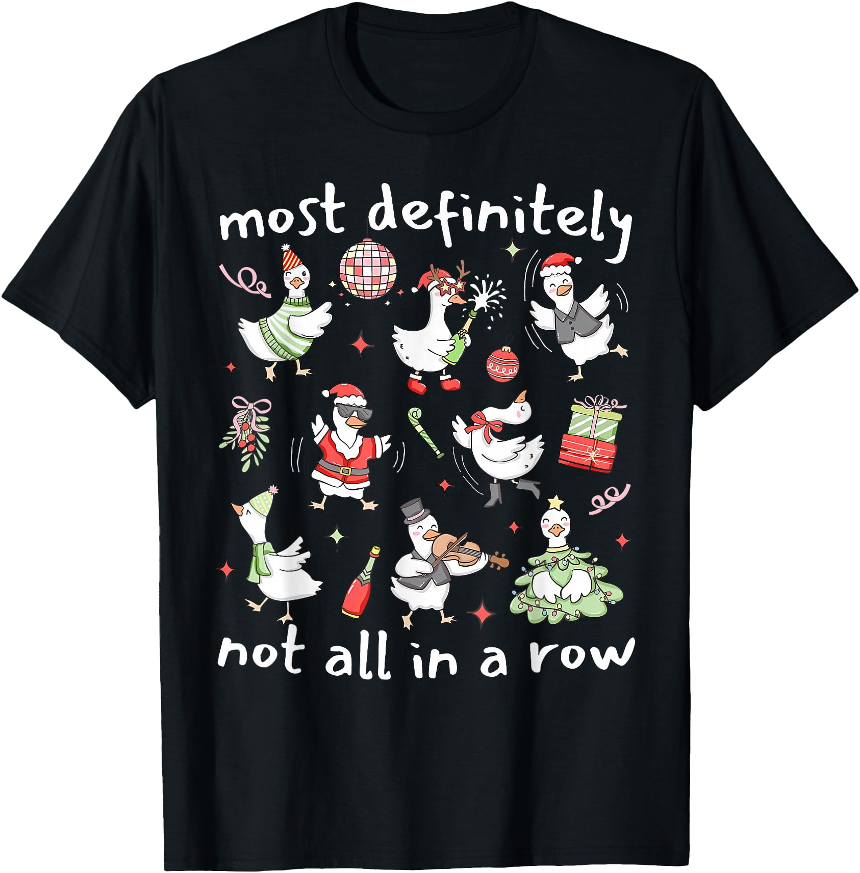 Authentic Most Definitely Not All Row Hoodie - Novelty Apparel for Adults - T-Shirt, Sweatshirt, Hoodie