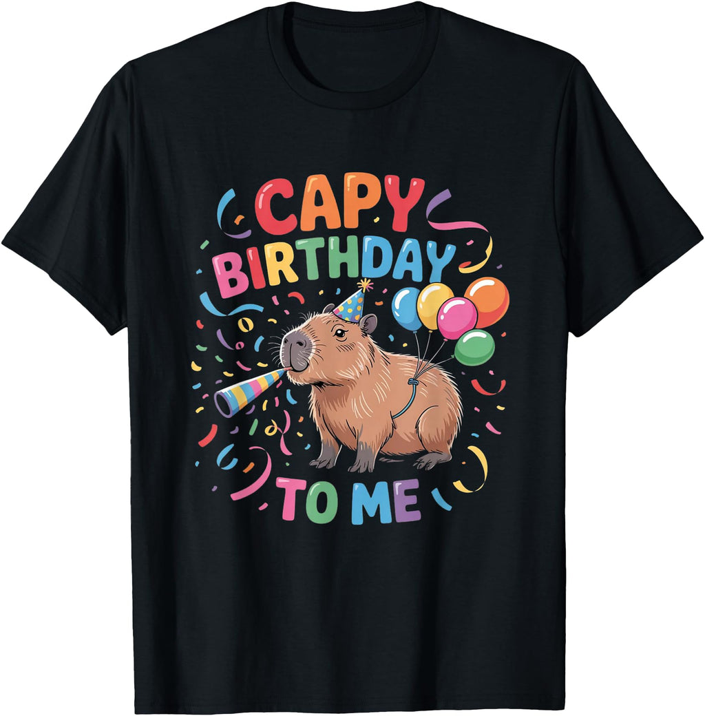 Exclusive Capy To Me Capybara Bday T-Shirt - Fun Novelty Design for Adults - T-Shirt, Sweatshirt, Hoodie