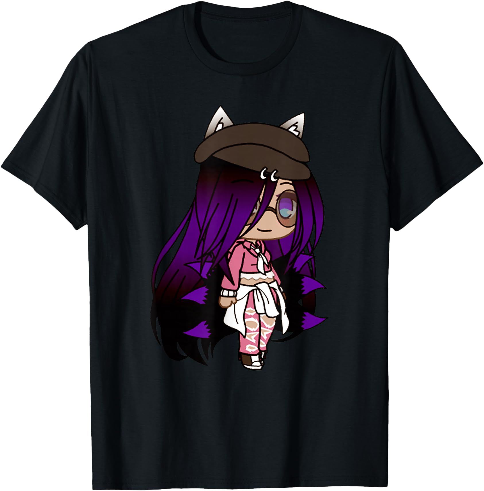 Authentic Chibi Kawaii Anime Fox Ears Sweatshirt - Novelty Apparel Unisex - T-Shirt, Sweatshirt, Hoodie
