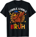 Bruh Thanksgiving Dabbing Turkey T-Shirt - Streetwear Style for Adults - T-Shirt, Sweatshirt, Hoodie