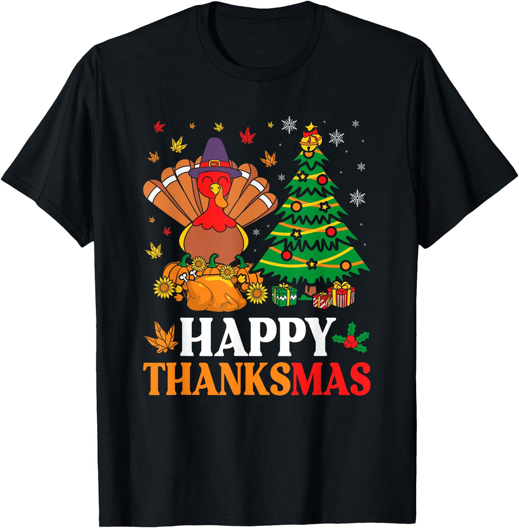 Original Happy Thanksmas Sweatshirt - Unique Graphic Men Women - T-Shirt, Sweatshirt, Hoodie
