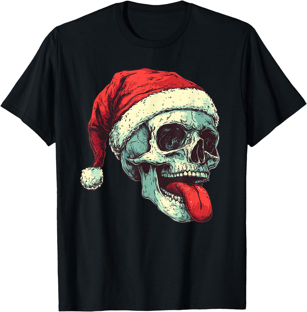 Original Skull Santa Claus Badass Sweatshirt - Novelty Apparel for Adults - T-Shirt, Sweatshirt, Hoodie