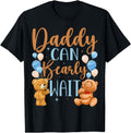 Authentic Daddy Can Bearly Wait Gender T-Shirt - Unique Graphic for Adults - T-Shirt, Sweatshirt, Hoodie