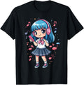 Handcrafted Anime Music Teen Chibi Rare T-Shirt - Graphic Print Unisex - T-Shirt, Sweatshirt, Hoodie