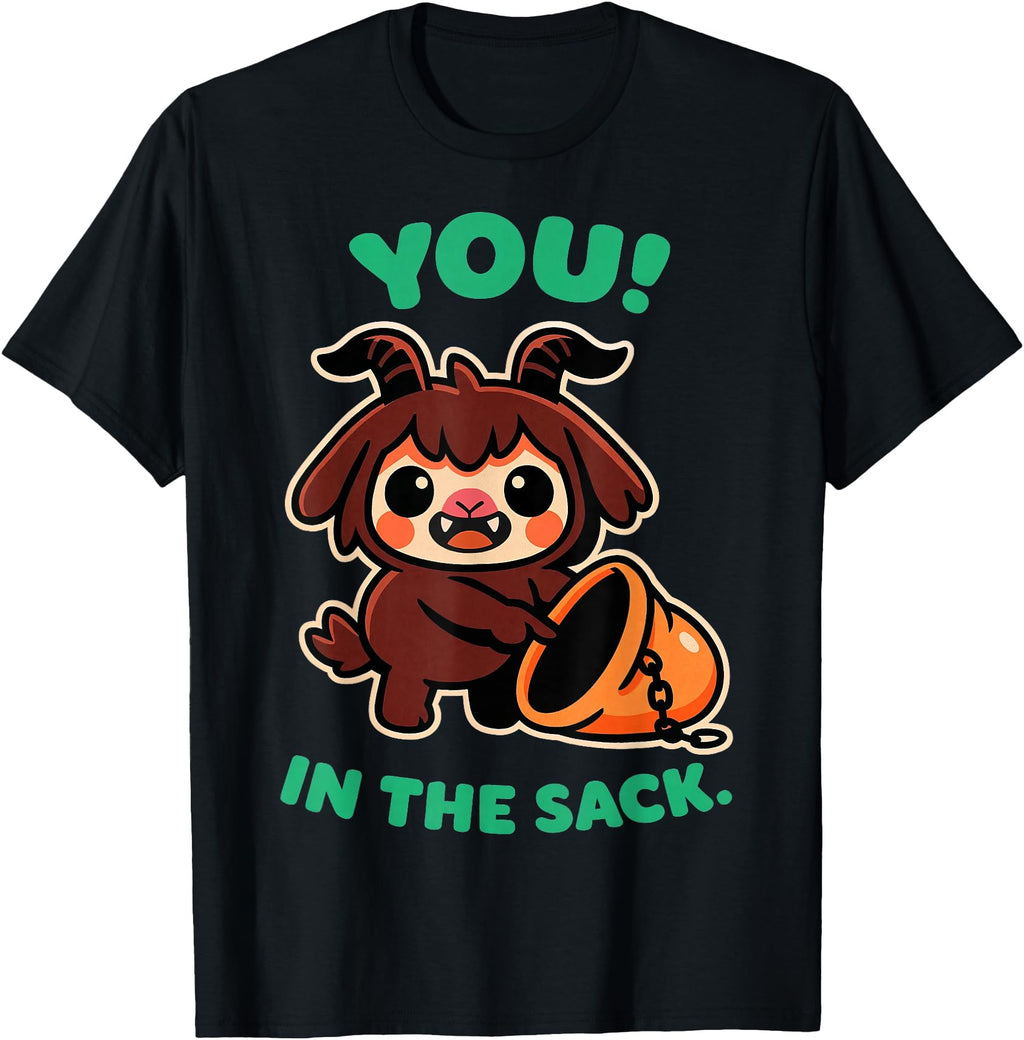 Handcrafted Krampus You Sack Sweatshirt - Aesthetic Graphic for Adults - T-Shirt, Sweatshirt, Hoodie